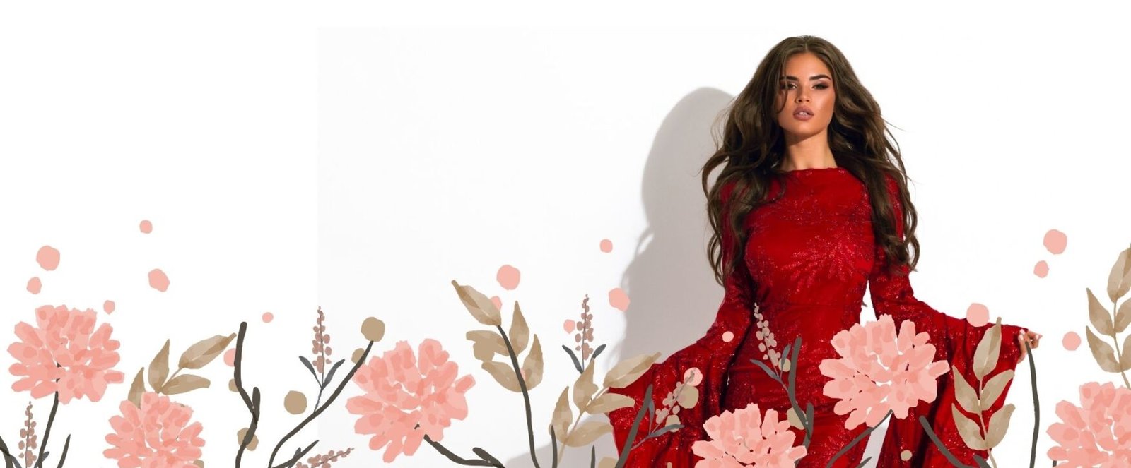 Abito rosso Leggiadra