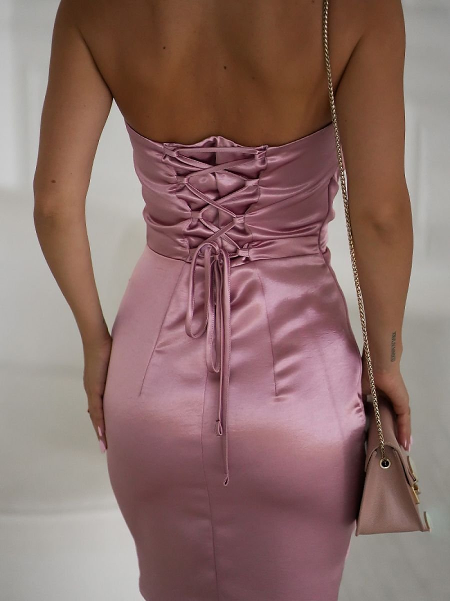 Vestito lungo model 219702 Bicotone - immagine 3