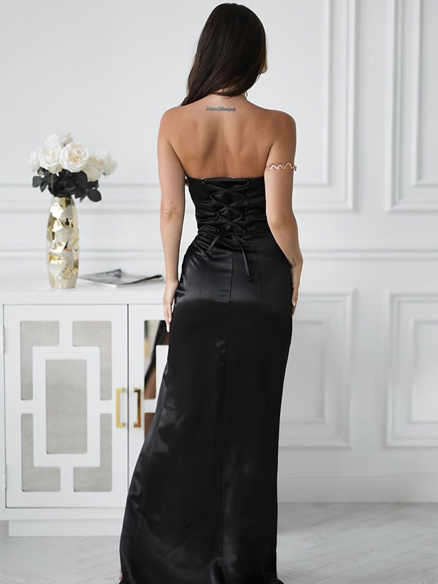 Vestito lungo model 219709 Bicotone - immagine 3