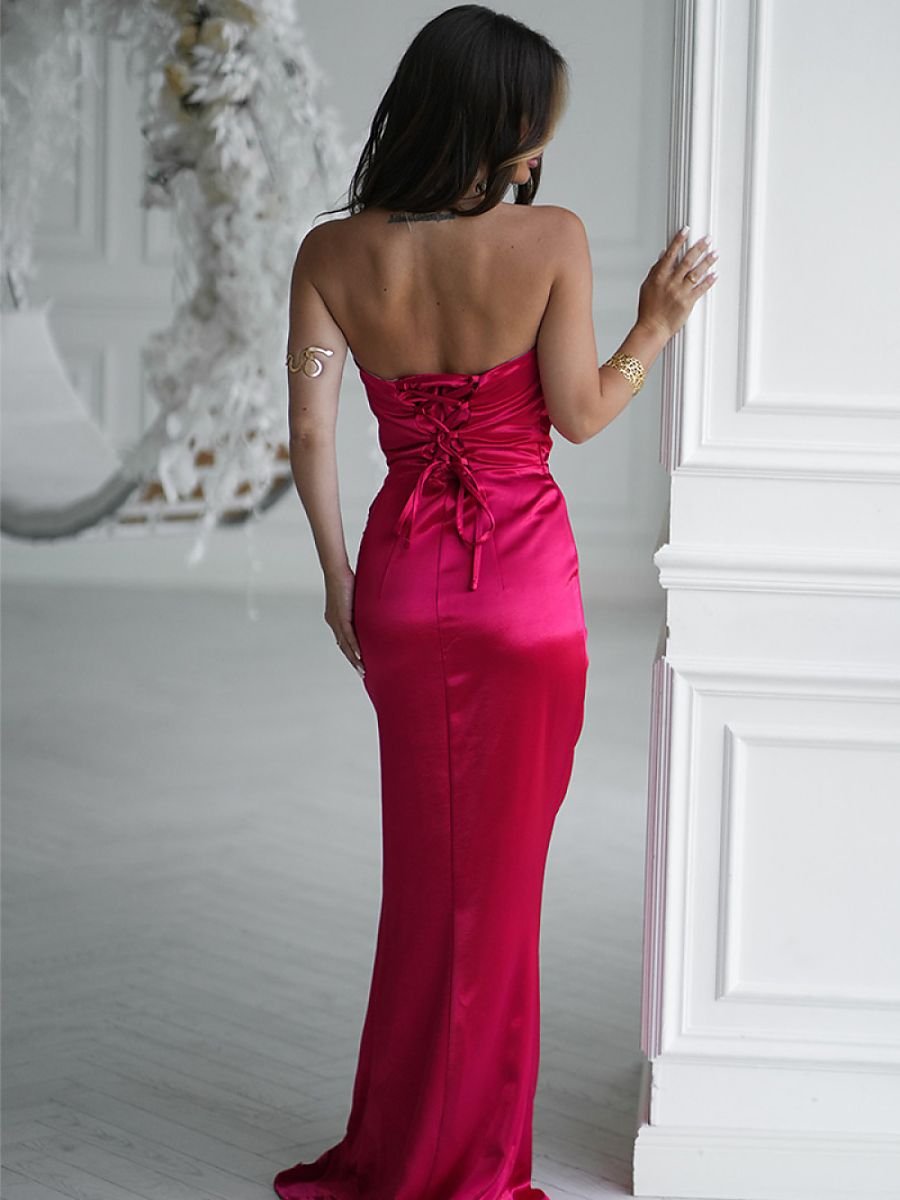 Vestito lungo model 219714 Bicotone - immagine 3