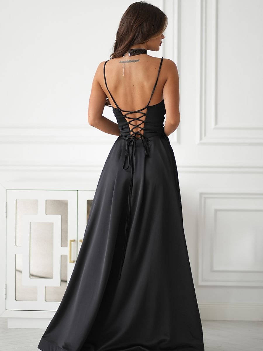 Vestito lungo model 221609 Bicotone - immagine 3